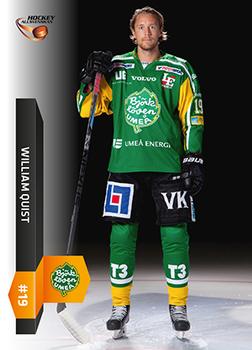 2015-16 Playercards HockeyAllsvenskan #HA-127 William Quist Front