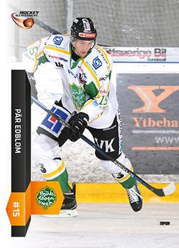 2015-16 Playercards HockeyAllsvenskan #HA-133 Pär Edblom Front