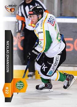 2015-16 Playercards HockeyAllsvenskan #HA-135 Nicklas Johansson Front