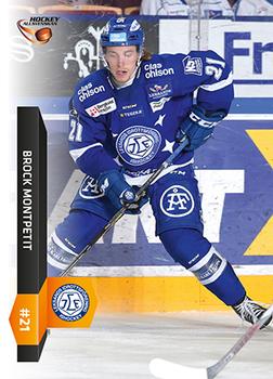 2015-16 Playercards HockeyAllsvenskan #HA-203 Brock Montpetit Front