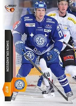 2015-16 Playercards HockeyAllsvenskan #HA-216 Simon Erlandsson Front