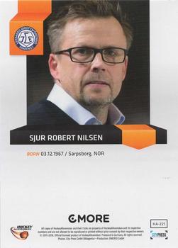 2015-16 Playercards HockeyAllsvenskan #HA-221 Sjur Robert Nilsen Back
