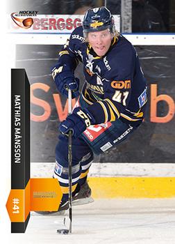 2015-16 Playercards HockeyAllsvenskan #HA-250 Mathias Månsson Front