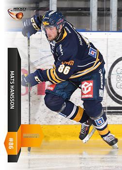 2015-16 Playercards HockeyAllsvenskan #HA-260 Mats Hansson Front