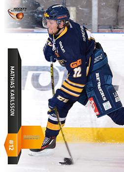 2015-16 Playercards HockeyAllsvenskan #HA-263 Mathias Karlsson Front