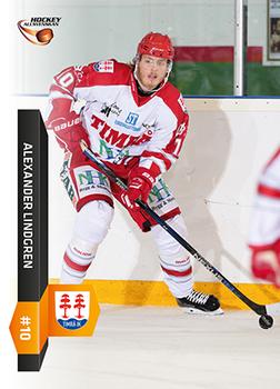 2015-16 Playercards HockeyAllsvenskan #HA-282 Alexander Lindgren Front