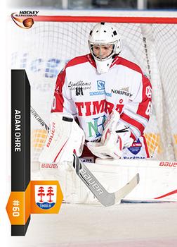 2015-16 Playercards HockeyAllsvenskan #HA-294 Adam Ohre Front
