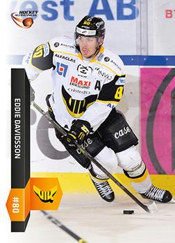 2015-16 Playercards HockeyAllsvenskan #HA-327 Eddie Davidsson Front