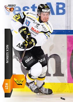 2015-16 Playercards HockeyAllsvenskan #HA-338 Nick Sorkin Front