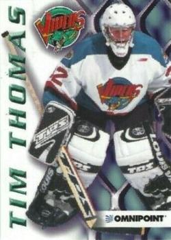 1999-00 Omnipoint Detroit Vipers (IHL) #12 Tim Thomas Front