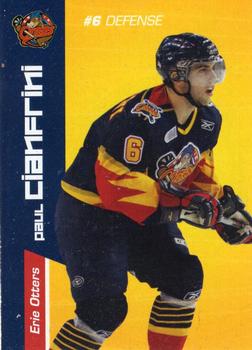 2007-08 Erie Otters (OHL) #1 Paul Cianfrini Front