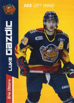 2007-08 Erie Otters (OHL) #4 Luke Gazdic Front