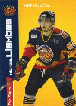 2007-08 Erie Otters (OHL) #12 Michael Liambas Front