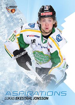 2015-16 Playercards HockeyAllsvenskan - Aspirations #HA-AS07 Lukas Ekestahl Jonsson Front