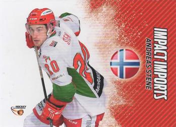 2015-16 Playercards HockeyAllsvenskan - Impact Imports #HA-II15 Andreas Stene Front