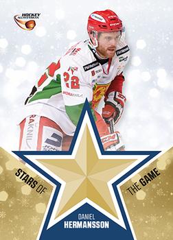 2015-16 Playercards HockeyAllsvenskan - Stars of the Game #HA-SG07 Daniel Hermansson Front
