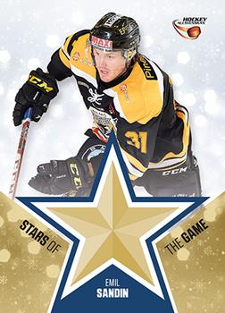 2015-16 Playercards HockeyAllsvenskan - Stars of the Game #HA-SG09 Emil Sandin Front