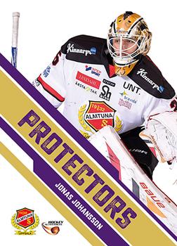 2015-16 Playercards HockeyAllsvenskan - Protectors #HA-PR02 Jonas Johansson Front