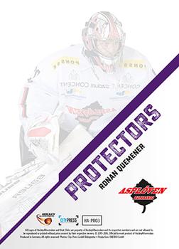 2015-16 Playercards HockeyAllsvenskan - Protectors #HA-PR03 Ronan Quemener Back