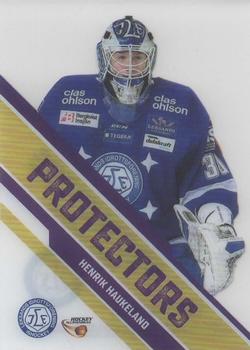 2015-16 Playercards HockeyAllsvenskan - Protectors #HA-PR06 Henrik Haukeland Front