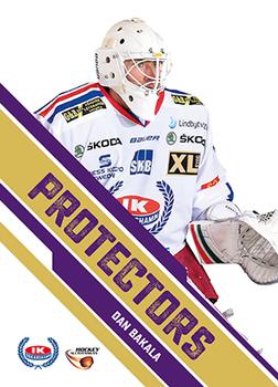 2015-16 Playercards HockeyAllsvenskan - Protectors #HA-PR08 Dan Bakala Front
