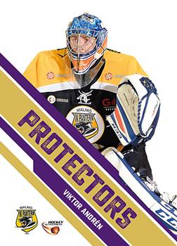 2015-16 Playercards HockeyAllsvenskan - Protectors #HA-PR09 Viktor Andrén Front
