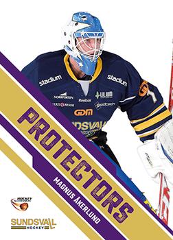 2015-16 Playercards HockeyAllsvenskan - Protectors #HA-PR10 Magnus Akerlund Front