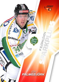 2015-16 Playercards HockeyAllsvenskan - Sparkplugs #HA-SP02 Jon Palmebjörk Front