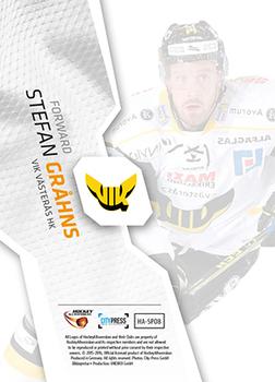 2015-16 Playercards HockeyAllsvenskan - Sparkplugs #HA-SP08 Stefan Grahns Back