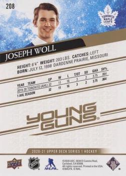 2020-21 Upper Deck - Silver Foil #208 Joseph Woll Back