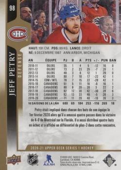 2020-21 Upper Deck - Speckled Rainbow #98 Jeff Petry Back