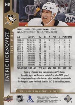 2020-21 Upper Deck - Speckled Rainbow #140 Patric Hornqvist Back