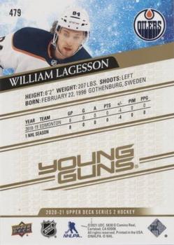 2020-21 Upper Deck - Speckled Rainbow #479 William Lagesson Back