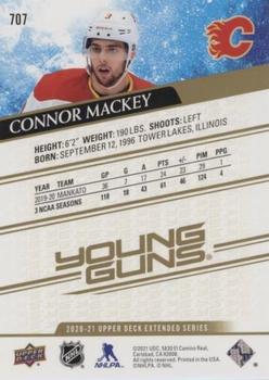 2020-21 Upper Deck - Speckled Rainbow #707 Connor Mackey Back