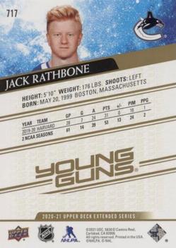 2020-21 Upper Deck - Speckled Rainbow #717 Jack Rathbone Back