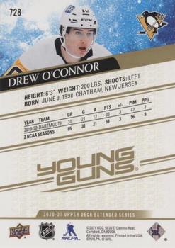 2020-21 Upper Deck - Speckled Rainbow #728 Drew O'Connor Back