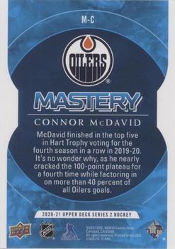 2020-21 Upper Deck - Mastery Achievement #M-C Connor McDavid Back