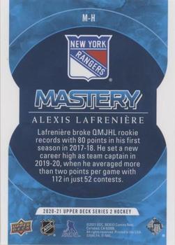 2020-21 Upper Deck - Mastery Achievement #M-H Alexis Lafreniere Back