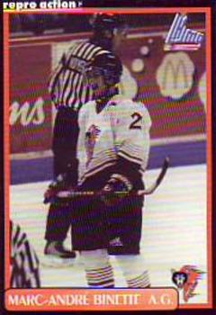 1999-00 Repro Action Rouyn-Noranda Huskies (QMJHL) #NNO Marc-Andre Binette Front