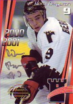 2000-01 Cartes, Timbres et Monnaies Sainte-Foy Quebec Remparts (QMJHL) - Autographs #6 Remi Bergeron Front