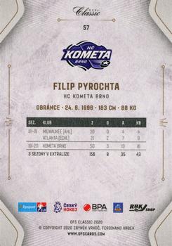 2020-21 OFS Classic Série I #57 Filip Pyrochta Back