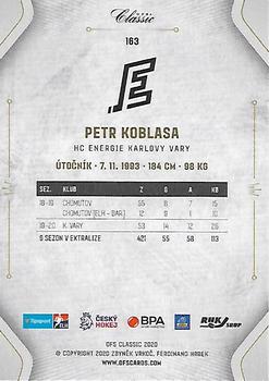 2020-21 OFS Classic Série I #163 Petr Koblasa Back