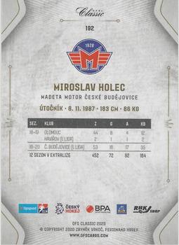 2020-21 OFS Classic Série I - Magma #192 Miroslav Holec Back