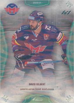 2020-21 OFS Classic Série I - Blue Ice Water #200 David Gilbert Front