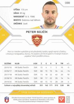 2020-21 SportZoo Tipos Extraliga #088 Peter Sojcik Back
