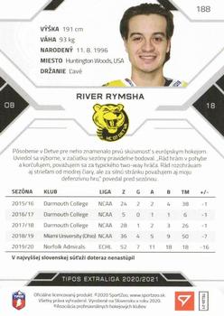 2020-21 SportZoo Tipos Extraliga #188 River Rymsha Back