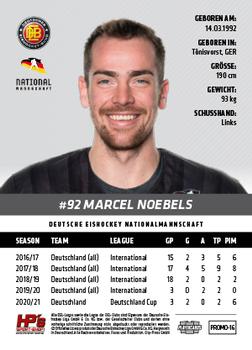 2020-21 Playercards Promos (DEL) #PROMO-16 Marcel Noebels Back