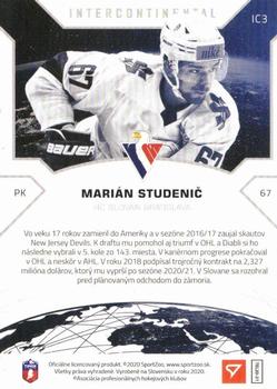 2020-21 SportZoo Tipos Extraliga - Intercontinental #IC3 Marian Studenic Back