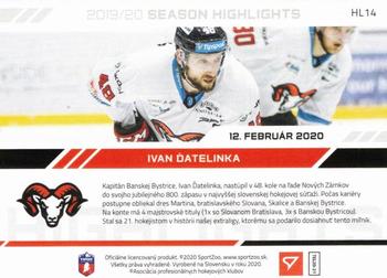 2020-21 SportZoo Tipos Extraliga - Season Highlights #HL14 Ivan Datelinka Back