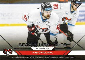 2020-21 SportZoo Tipos Extraliga - Season Highlights #HL14 Ivan Datelinka Front